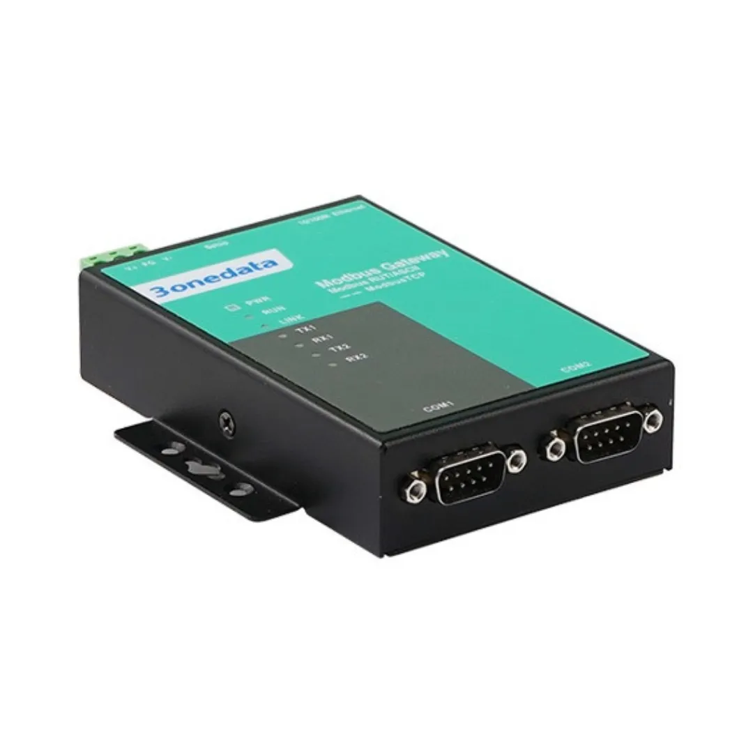 2D(3INI)-DB-P(12-48VDC)-2 PORT RS-232/485/422 To Ethernet Modbus Gateway