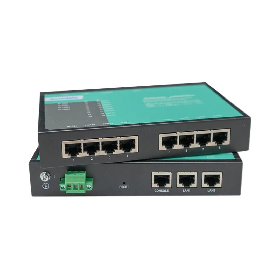 8DI(RS-485)-TB-P(12-48VDC)-8PORT RS-485 To Ethernet Modbus Gateway