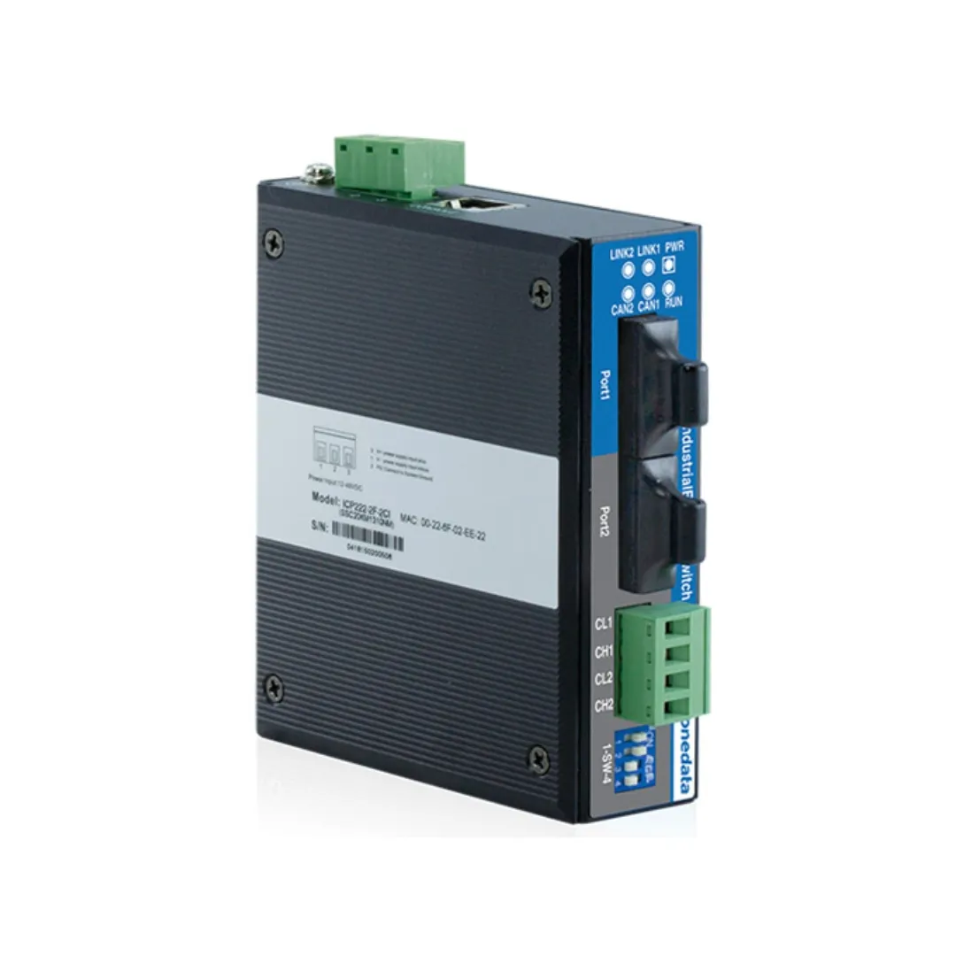 2F 2CI-DIN Rail Mounting 2 CAN Server