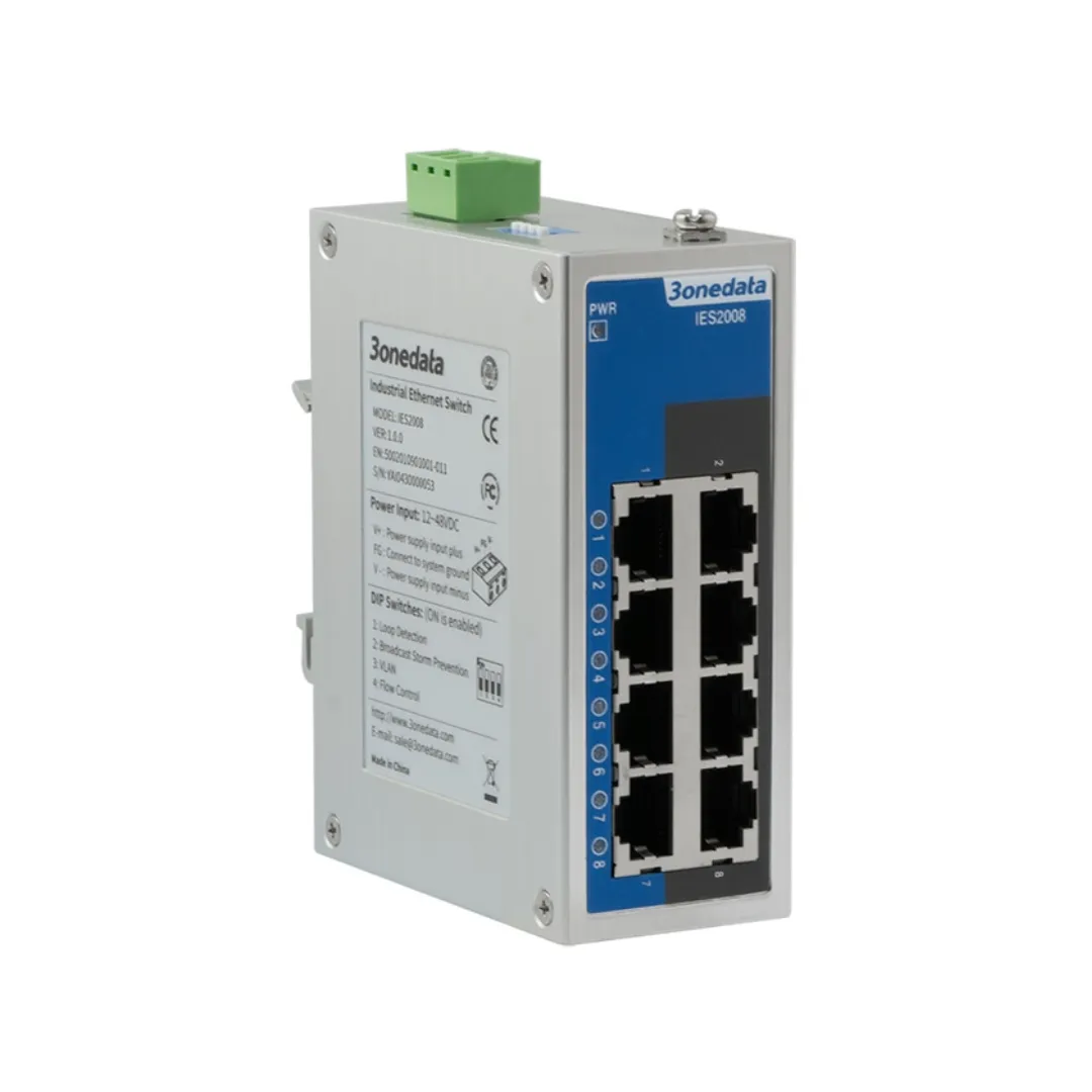 8 Port Industrial Ethernet Switch