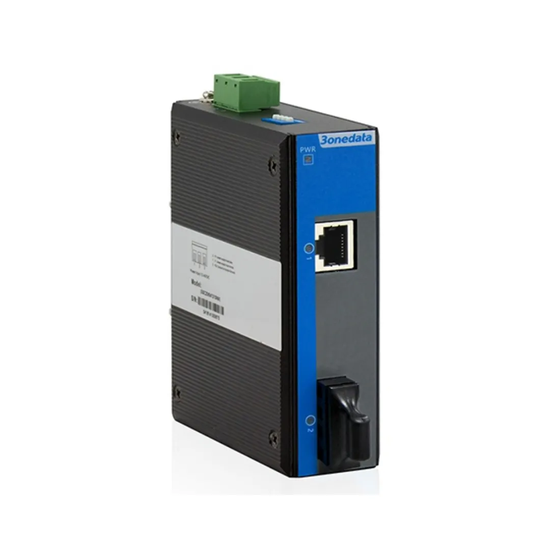 2-port 100M Unmanaged Industrial Media Converter