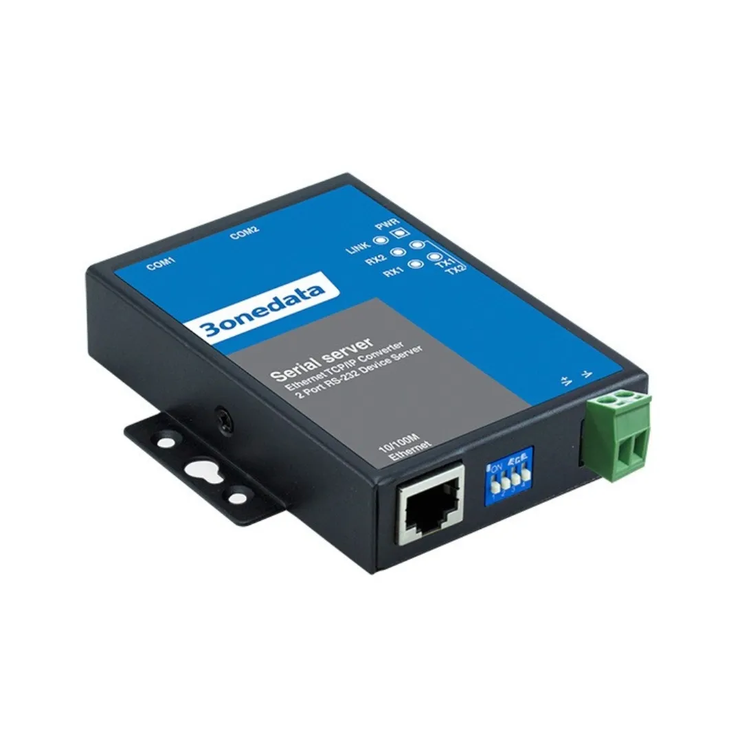2 PORT RS 232/485/422 Serial Device Server