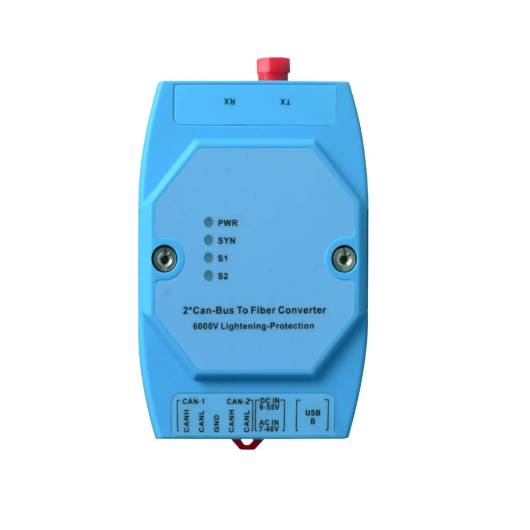 Industrial Din Rail Adam Type 1-2 ch CAN Bus Fiber Modem