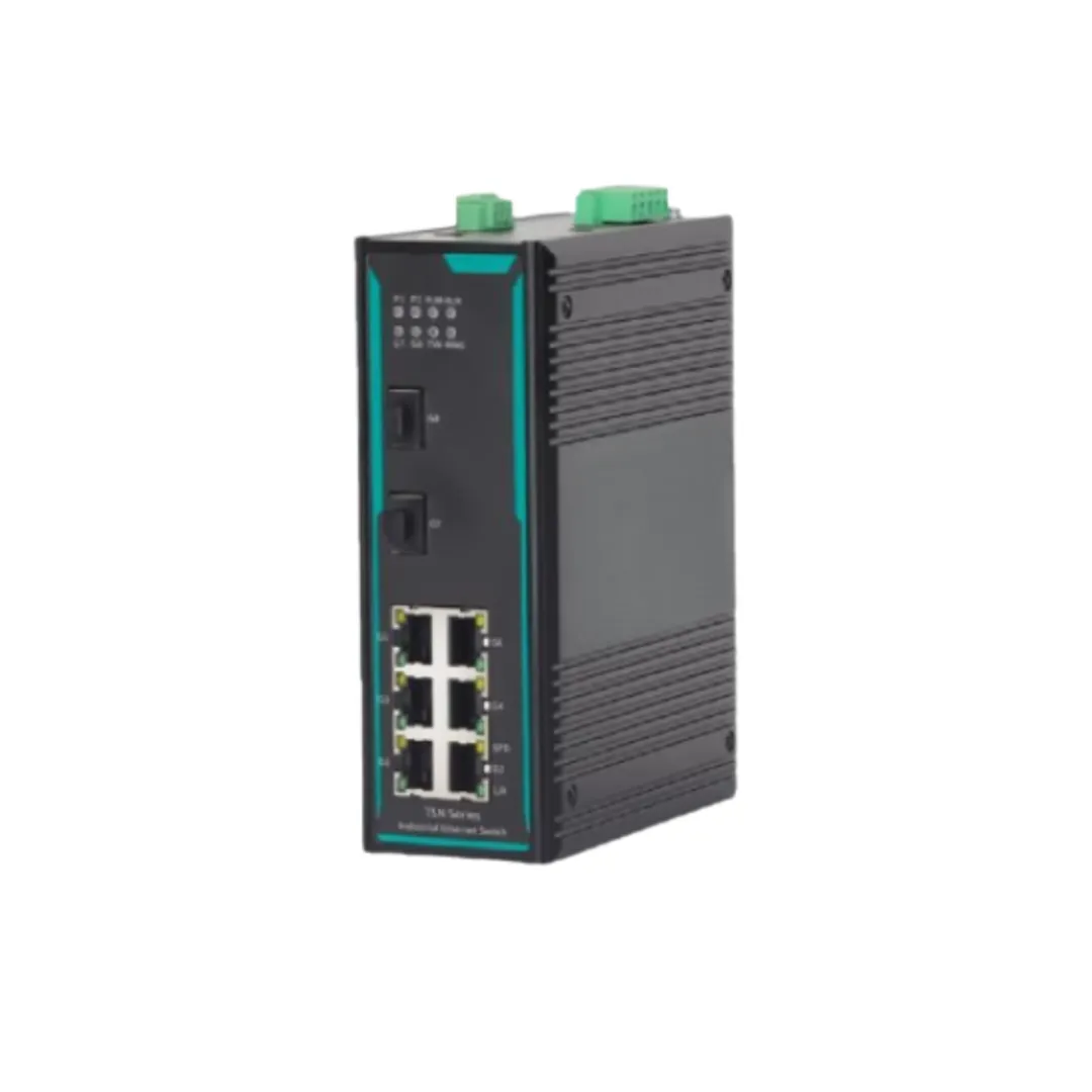 8-Port Layer-2 Full Gigabit Managed DIN-rail TSN Industrial Ethernet Switch