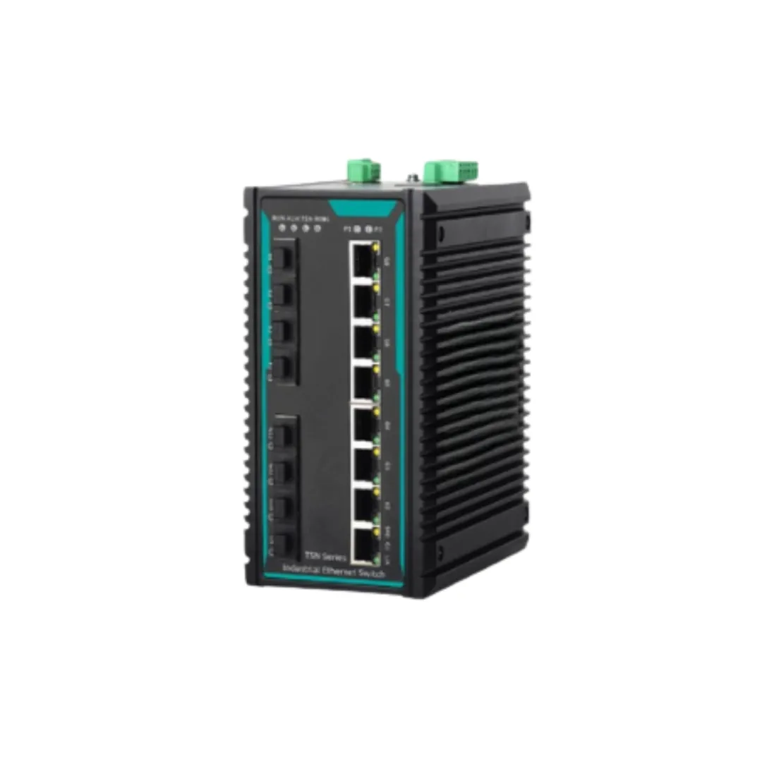 16-Port 10G DIN-Rail Layer 3 TSN Industrial Ethernet Switch